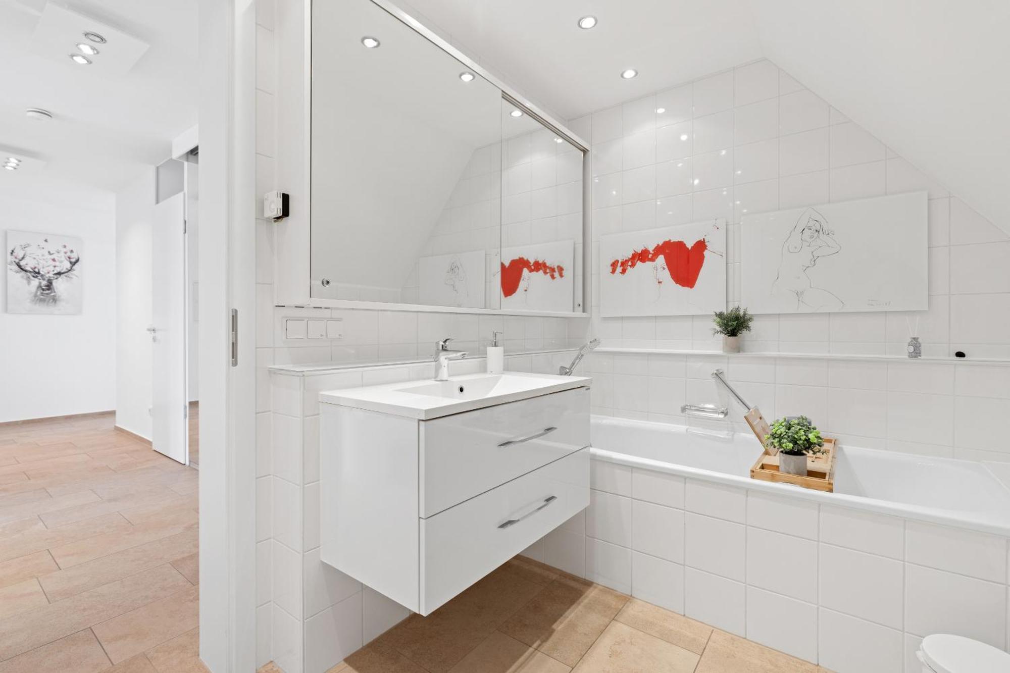Helloflats - Luxus-Penthouse - Balkon - Parking - Zentrum - Therme - Naehe Flughafen Muc Erding Eksteriør bilde