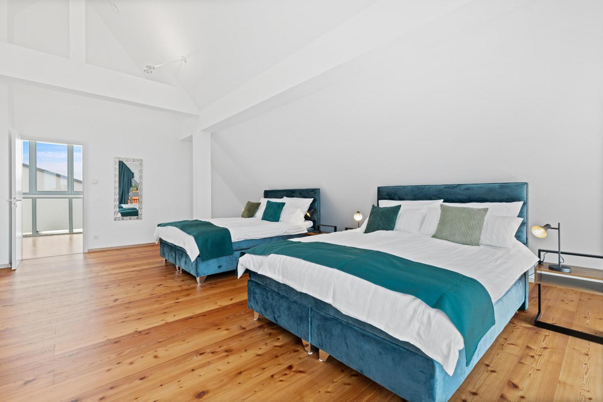 Helloflats - Luxus-Penthouse - Balkon - Parking - Zentrum - Therme - Naehe Flughafen Muc Erding Eksteriør bilde