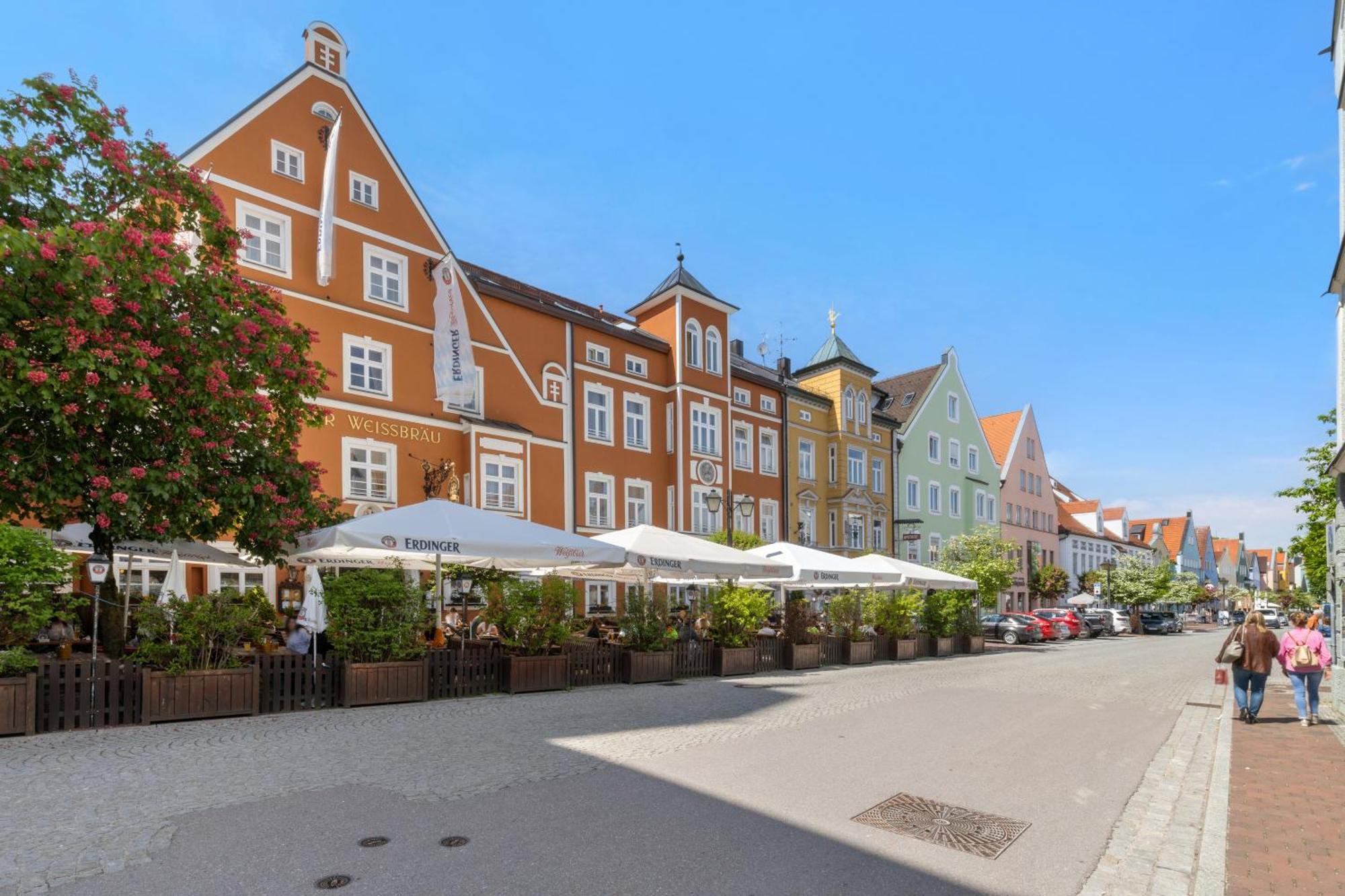 Helloflats - Luxus-Penthouse - Balkon - Parking - Zentrum - Therme - Naehe Flughafen Muc Erding Eksteriør bilde