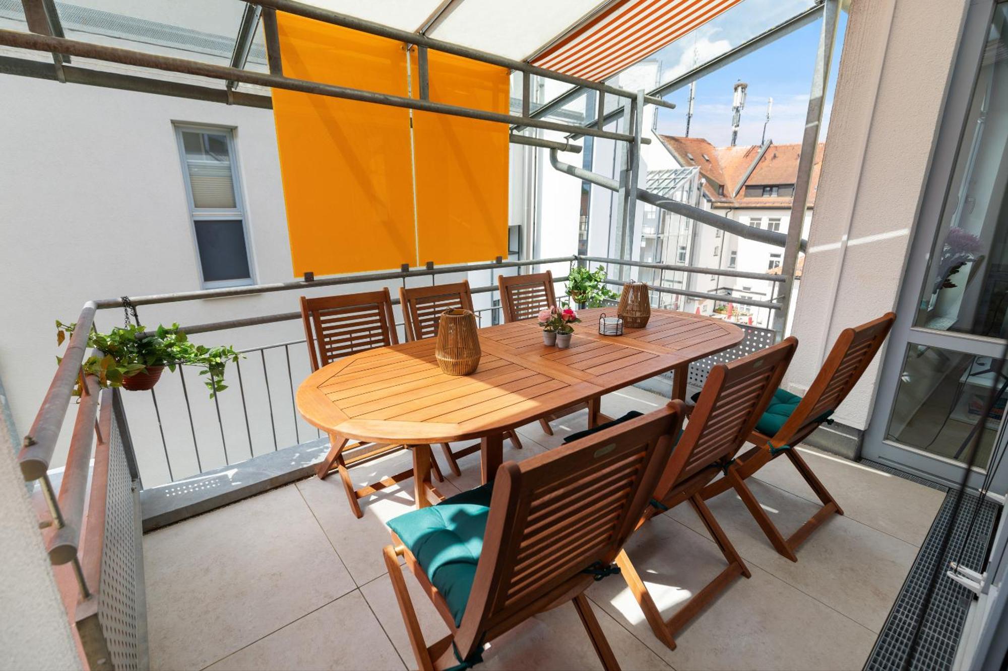 Helloflats - Luxus-Penthouse - Balkon - Parking - Zentrum - Therme - Naehe Flughafen Muc Erding Eksteriør bilde